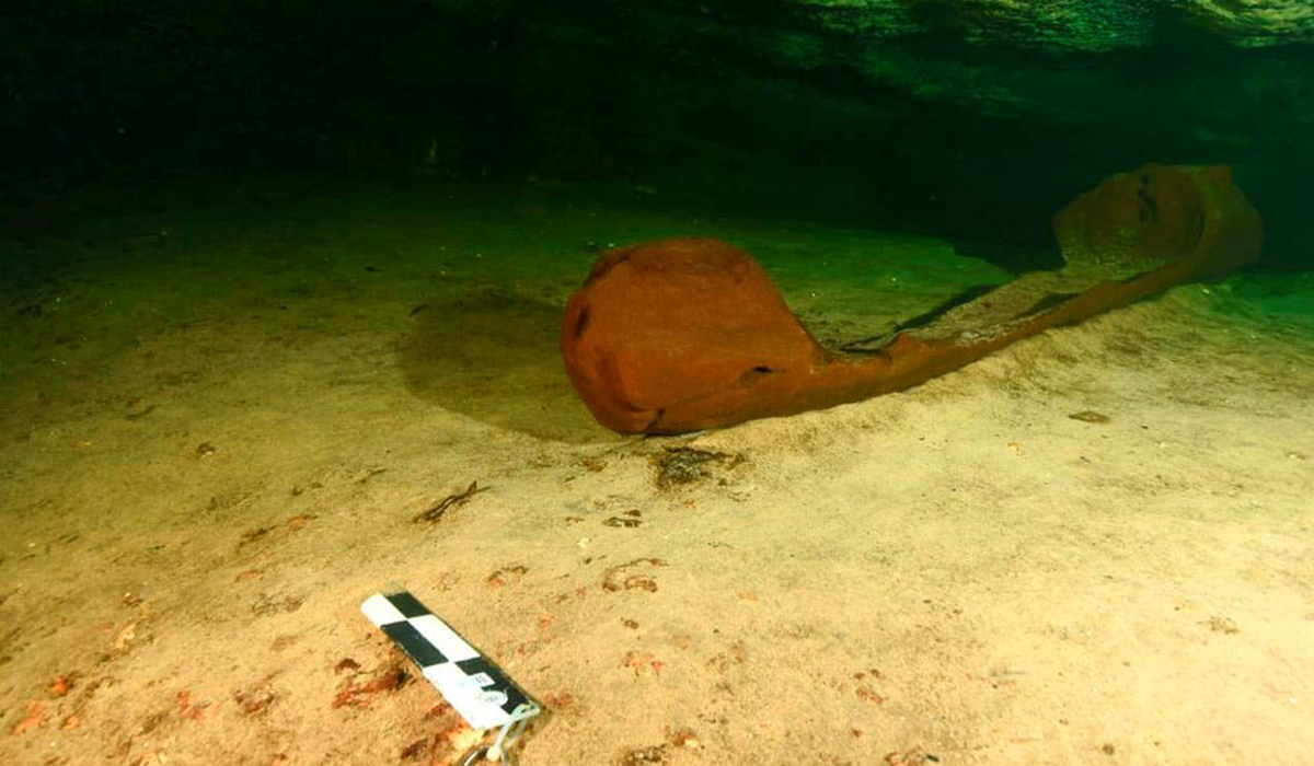 Rare, ancient Maya canoe found in Mexico's Yucatan